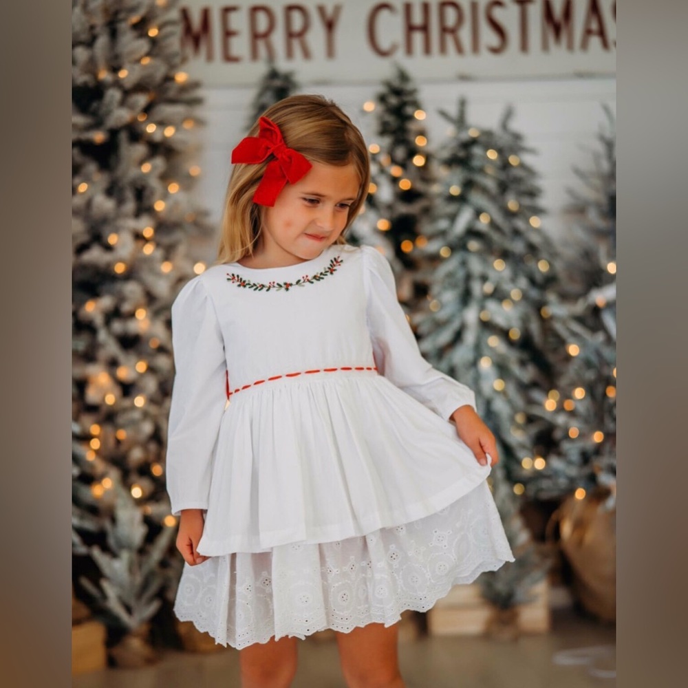 Love and grow baby girl Christmas dress - Picture 2 of 13